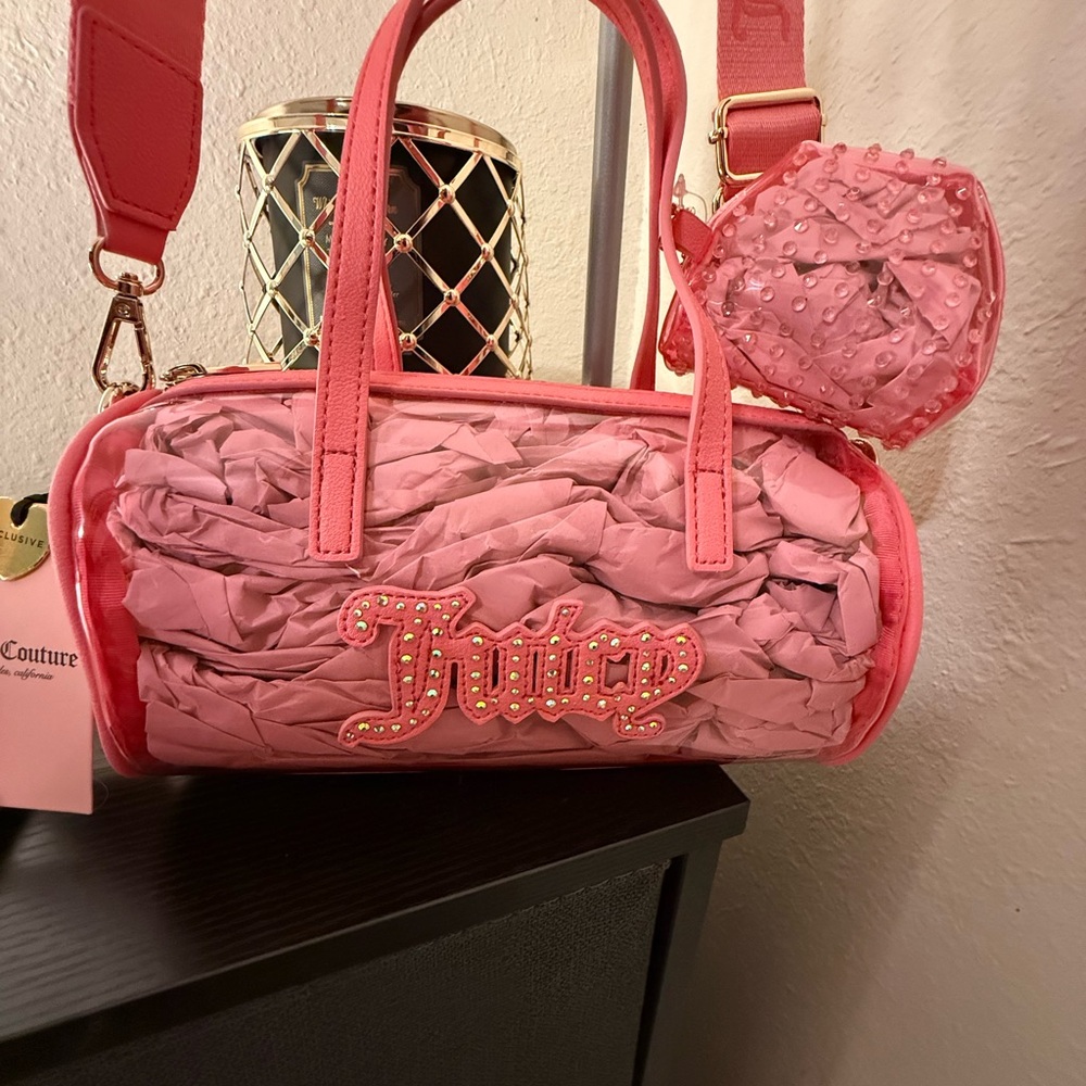 Juicy Couture Pink Mini Barrel Bag